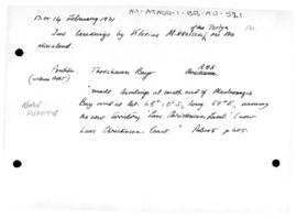 Reports of two landings by Klarius Mikkelsen in Antarctica