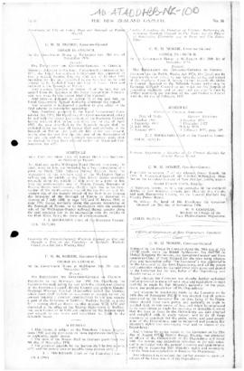 New Zealand, appointment of officers of government of the Ross Dependency