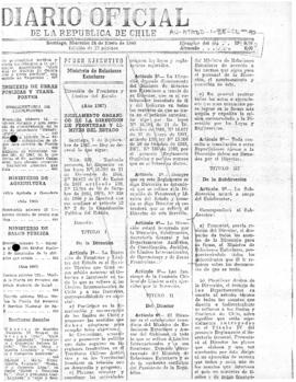 Decree no. 559 adopting organic regulations for the Directorate of State Frontiers and Boundaries
