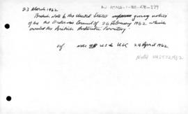 British note giving notice of the Order in Council that creating the British Antarctic Territory