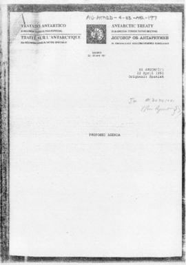 Eleventh Special Antarctic Treaty Consultative Meeting, second session (Madrid), information pape...