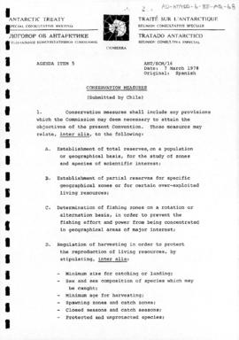Second Special Antarctic Treaty Consultative Meeting, First Session (Canberra), Working paper 16 ...