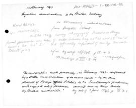 Argentine memorandum to the British Embassy