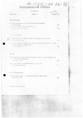 Parsons "The Falklands crisis in the United Nations, 31 March-14 June 1982" Internation...