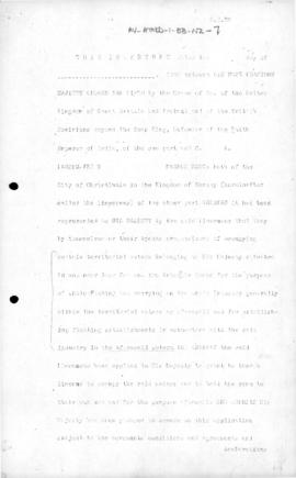 British whaling licence in the Ross Sea