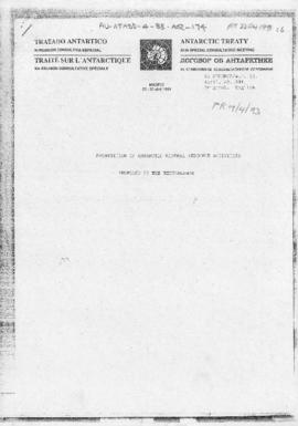 Eleventh Special Antarctic Treaty Consultative Meeting, second session (Madrid), working paper. X...