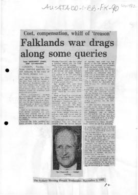Press articles concerning the Falkland Islands/Malvinas conflict, November 1982