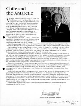 Chile and +C17the Antarctic, and "Life amongst the ice"