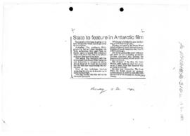 "State to feature in Antarctic film" The Mercury