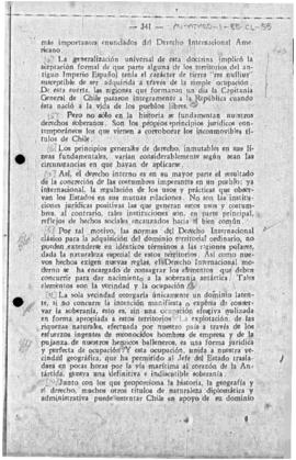 Speech by the Chilean President at the inauguration of the Bernardo O'Higgins military base