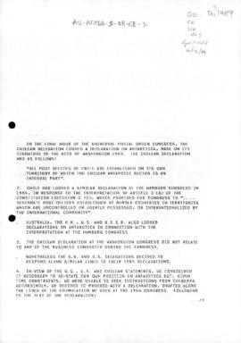 Universal Postal Union Congress and Chile