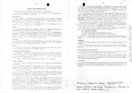 Antarctic Treaty Consultative Meeting, Rules of Procedure