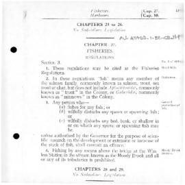 Falkland Islands, Fisheries Regulations