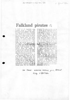 Press articles concerning the Falklands Islands/Islas Malvinas conflict