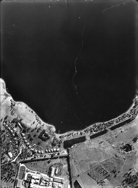 Aerial photograph of Cadbury Factory, Claremont.