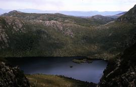 View of Dove Lake and Honeymoon Island