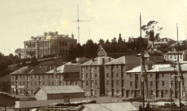 Buildings on Salamanca Place