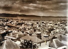 Rooftops of Hobart looking east