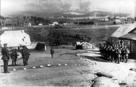 Soldiers on parade