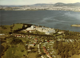 Aerial photograph of Cadbury Factory and surrounds