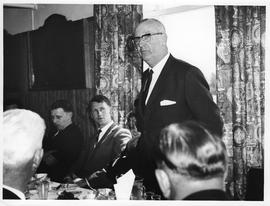 Mr HV McKernan at farewell luncheon for Mr Paul Cadbury