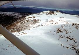 Skiers on Mount Mawson plateau