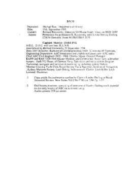 Index to DX31
