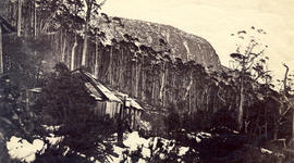 Woods Huts, Mt Wellington in the snow