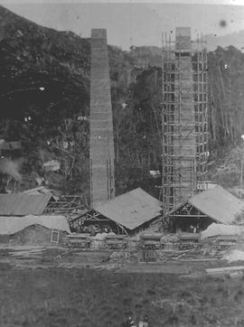 View of smelters at Crotty, Tasmania.