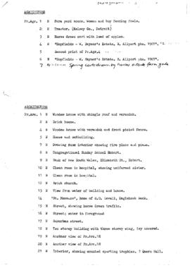 Index to glass plate collection
