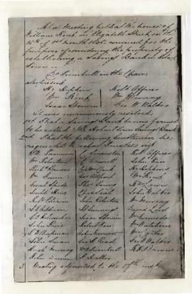 Establishment of the Hobart Town Savings Bank