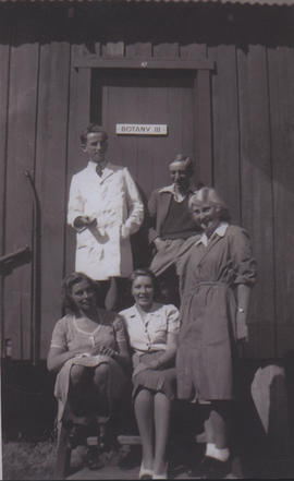 Outside a Botany shed