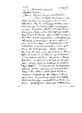 Letter to Rachel