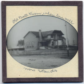 Old Ball Room where Town Hall now stands, Hobart