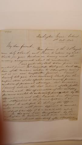 Correspondence : James Boyd, Maria Island