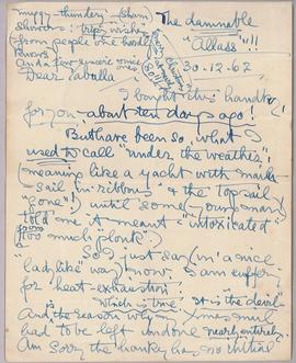 Letter - 30 December1963